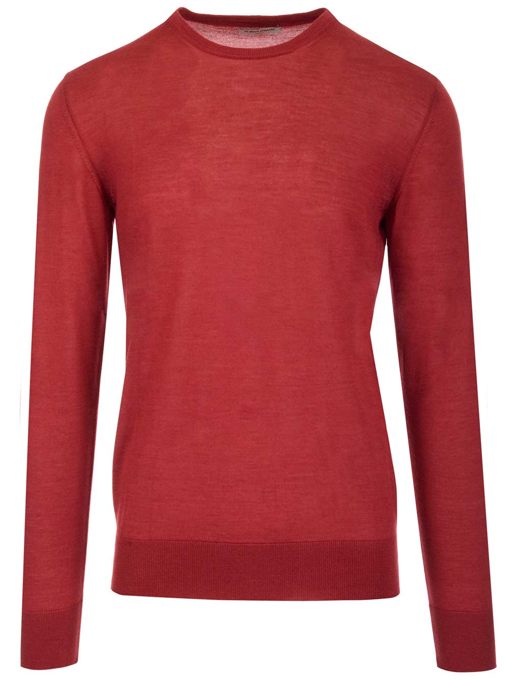 Al Duca D'Aosta Red Crewneck Sweater Knitwear - Red | b2ae9183eff2f1e0850f5f781652779226149fd1