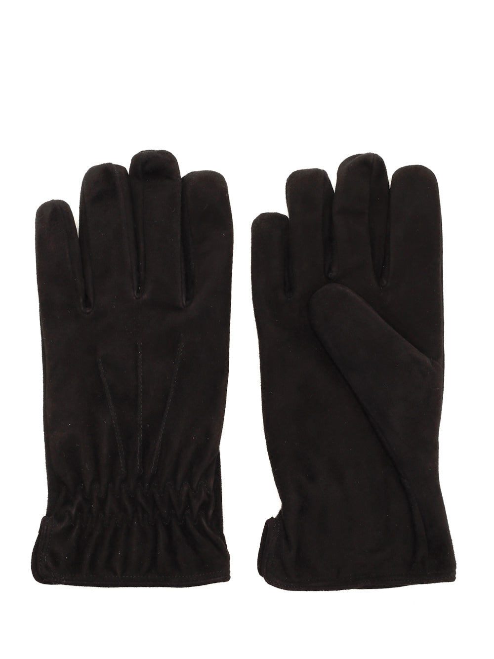 Al Duca D'Aosta 1902 Black Suede Gloves - Black | 3cc04285a1f28b5cd6ac171b64ee2b8de79b1d2c