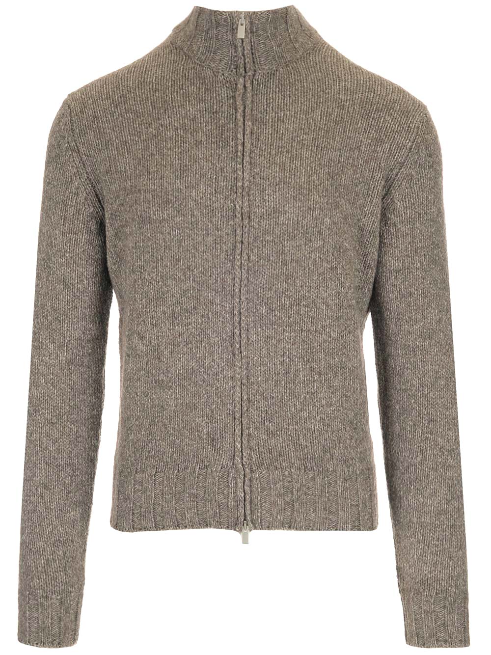 Al Duca D'Aosta Wool Knit Cardigan Knitwear - Brown | bd34acf478d72edb1470cd597ae9067e8f734501