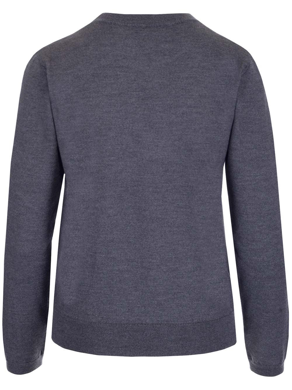 A.P.C. Basic Pullover Knitwear - Grey | a78e1c66ea9d4e11ea7314be089b83684903cf2d