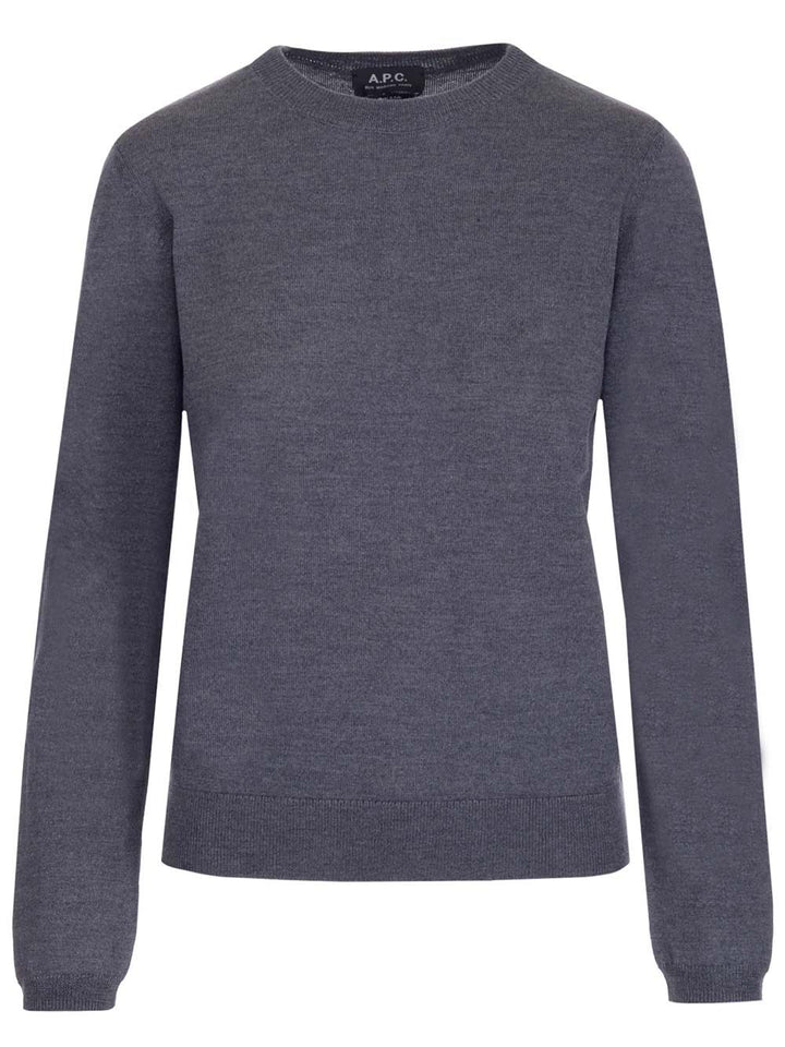 A.P.C. Basic Pullover Knitwear - Grey | 6cfbb747182aafcc0907698e14aa0efff31bdabf