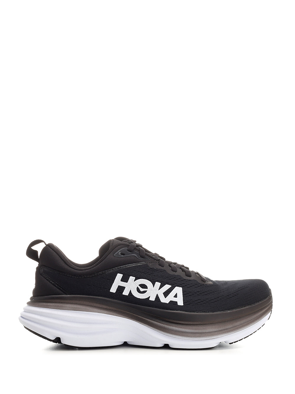 Hoka Bondi 8 Sneakers - Black | 687c077a56146557e108ea8dfd1bcbe2f16ebb42