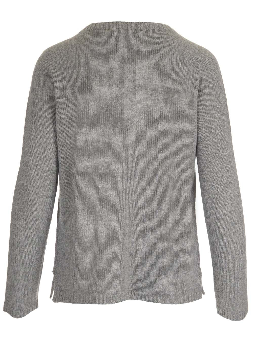 ' S Max Mara Wool And Cashmere Sweater Knitwear - Grey | f1b1a4e6642caae074b52c48625b05099ba3ec7c