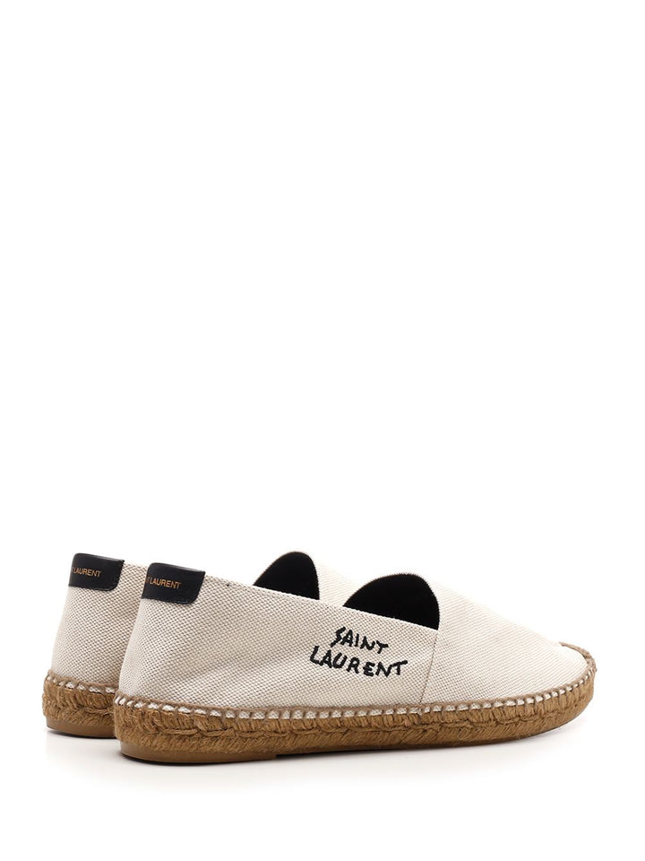 Saint Laurent Black Espadrilles Loafers - White | 44defe45865b0296e4d58204b2fff8a1cfea2e9f