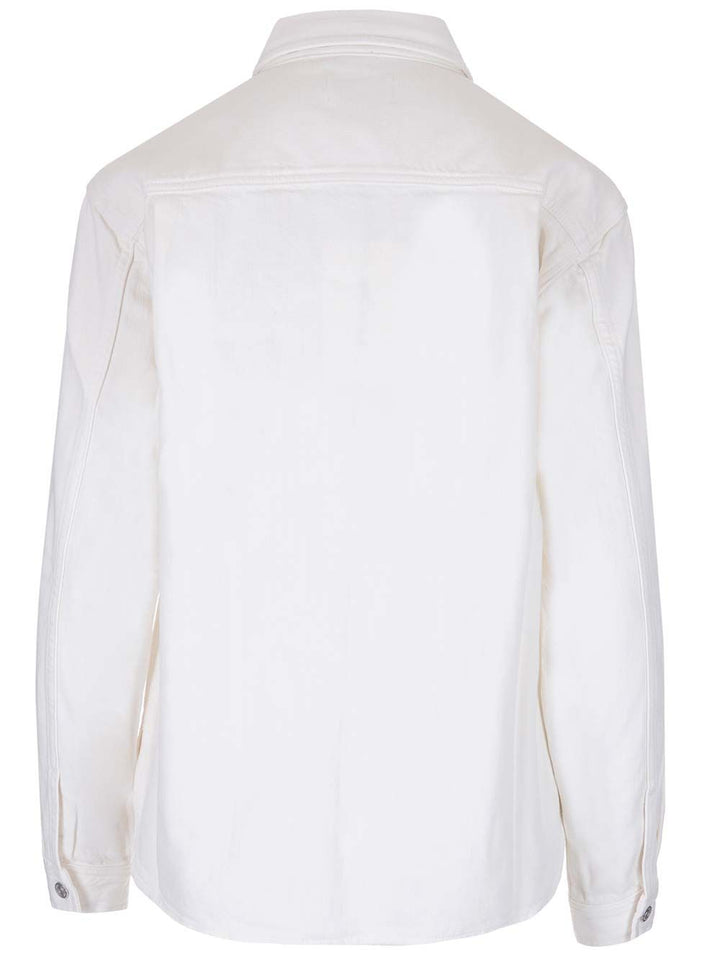 Frame White Denim Shirt Jackets - White | e53de63fdff5114d41ff0bf2d0df937e5ab453b4