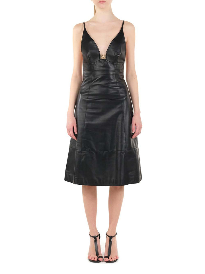 Loewe Dress In Nappa Dresses - Black | f44d0fa29ea4386c6941af344785b8aa410698fa