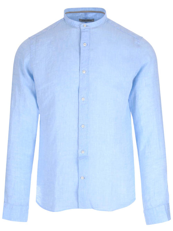 Light Blue Korean Shirt Shirts Light Blue