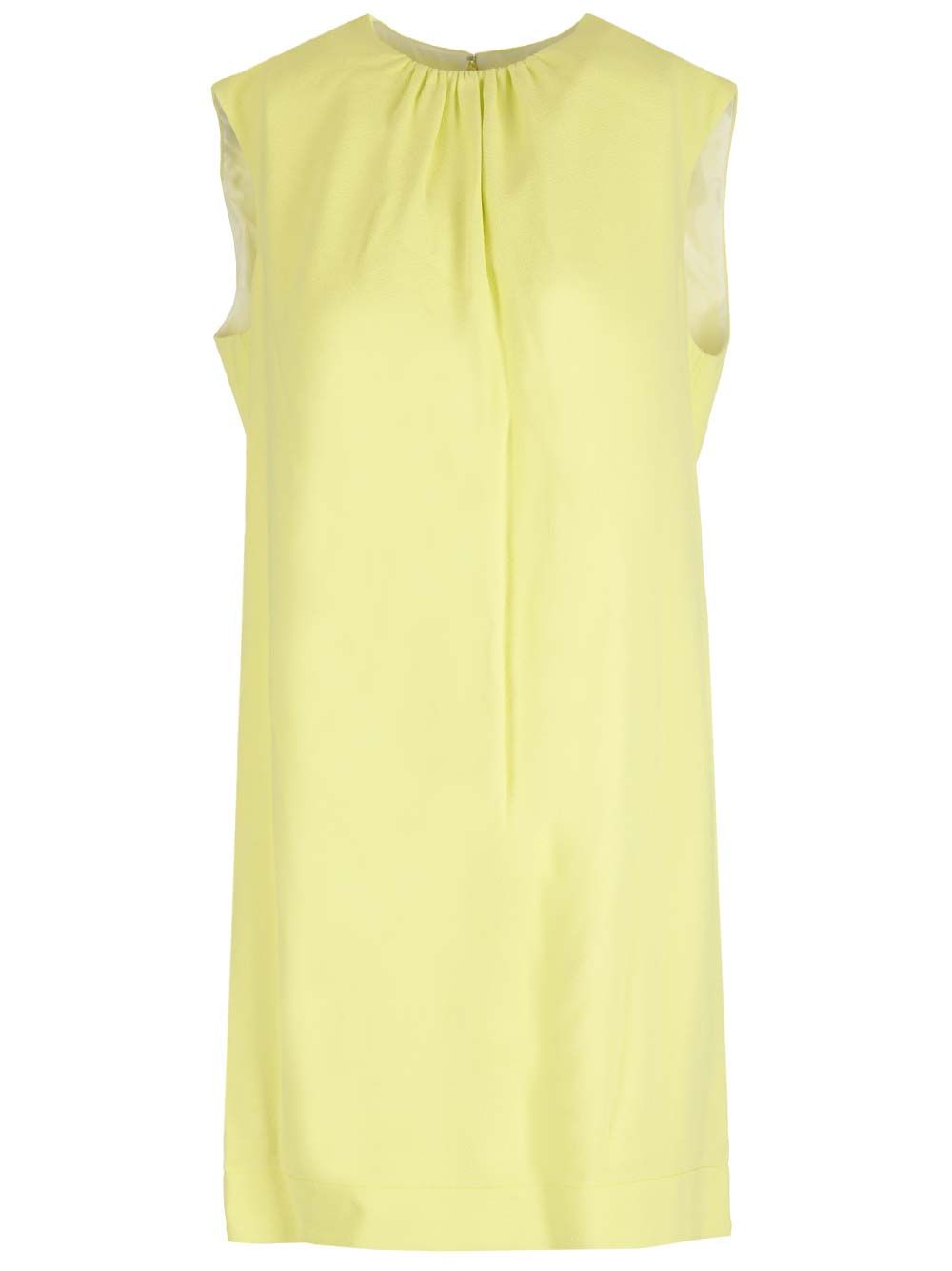 Lanvin Paris Mini Shift Sleevless Dress Dresses - Yellow | 22c85d71a7aa7edd0e50473aeac2db46004e48a7