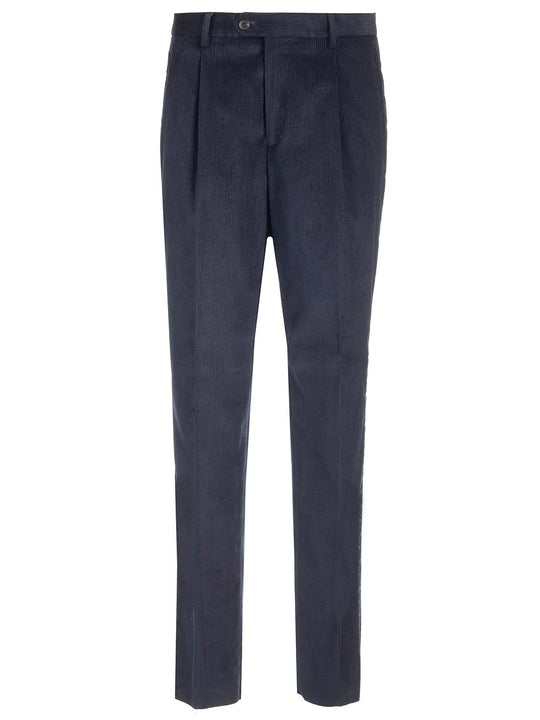 Velvet Trousers Blue