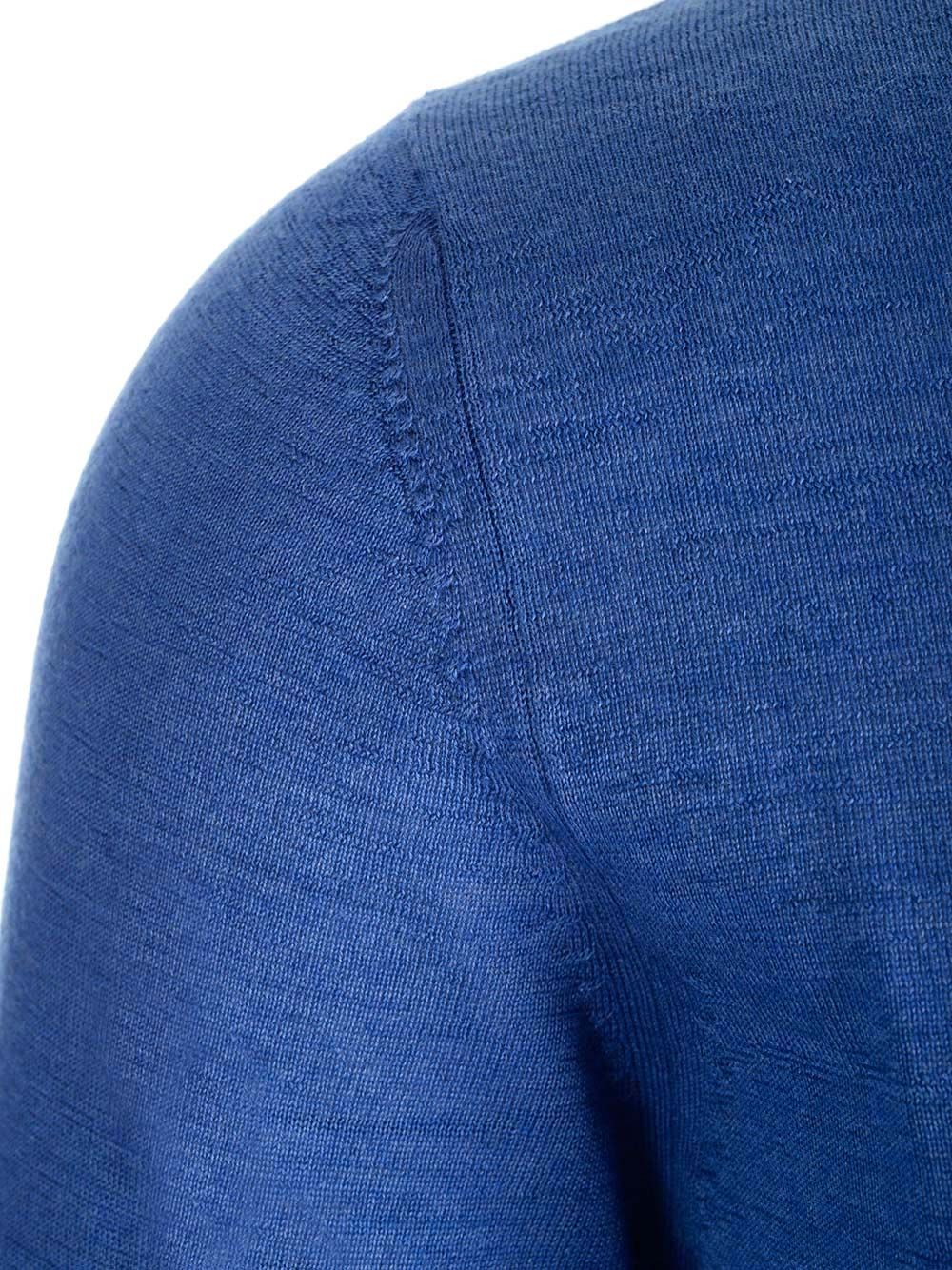 Al Duca D'Aosta Cashmere And Silk Turtleneck Sweater Knitwear - Light blue | 232c176918fc69198fa61bb5287dab1e4a6fd6ff