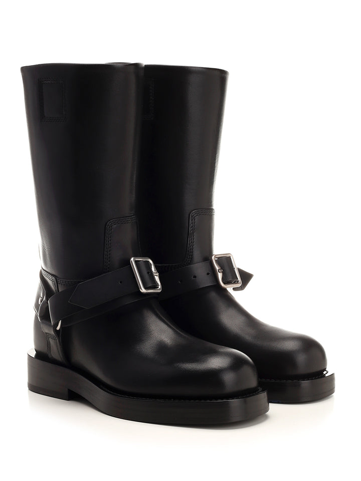 Burberry Saddle Boots - Black | 455703db85684805c882f289e48dafde1bc40bdc