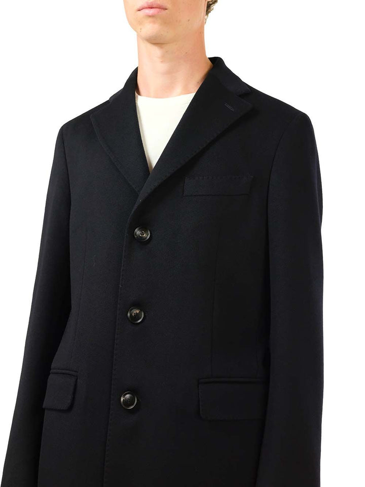 Al Duca D'Aosta Blue Cachemire Coat Coats - Blue | fc5f45e15292b2b6286797df3325317fbb51c472