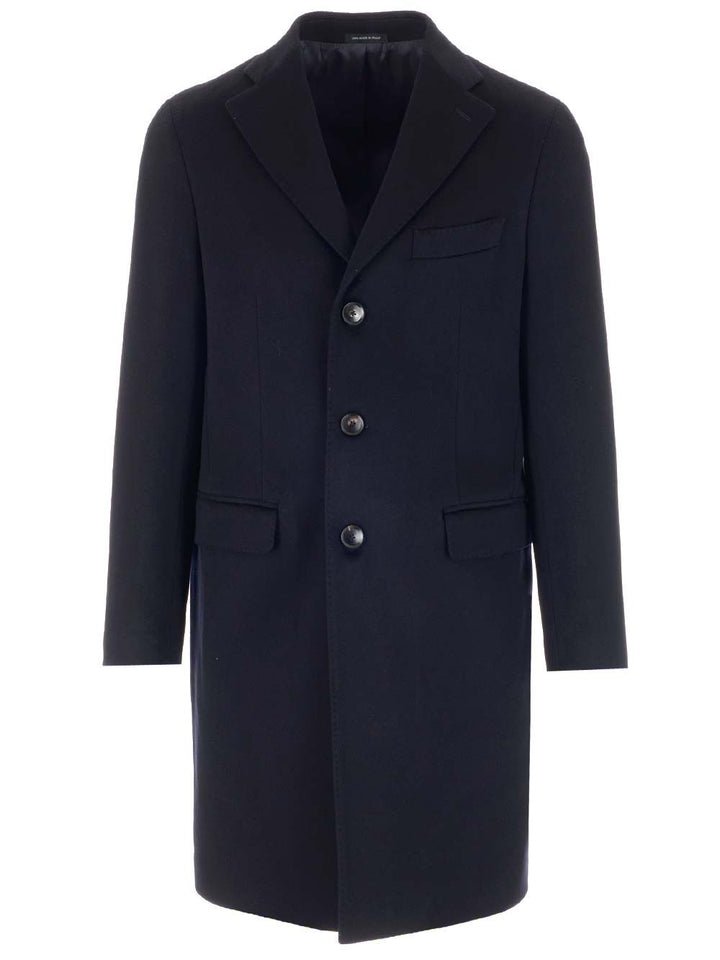 Al Duca D'Aosta Blue Cachemire Coat Coats - Blue | e7170ac9879961afe7bd83ec628dacd76e2d72c2