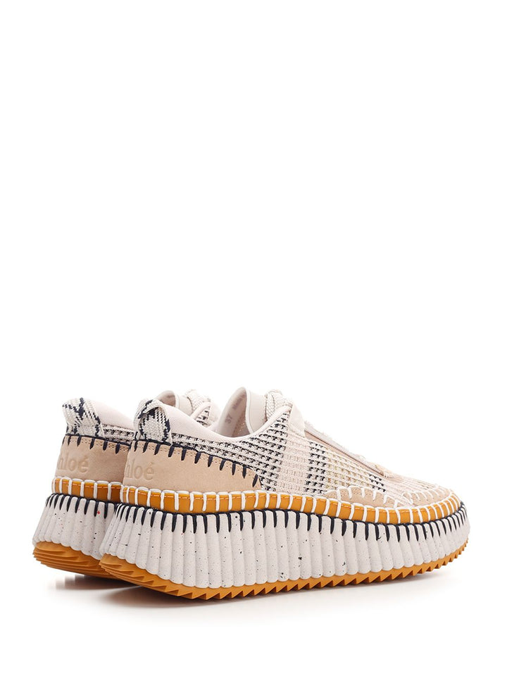 Chloe' Nama Sneakers - Beige | 8956d9de6177f014d133d6633136fa764656d4f5