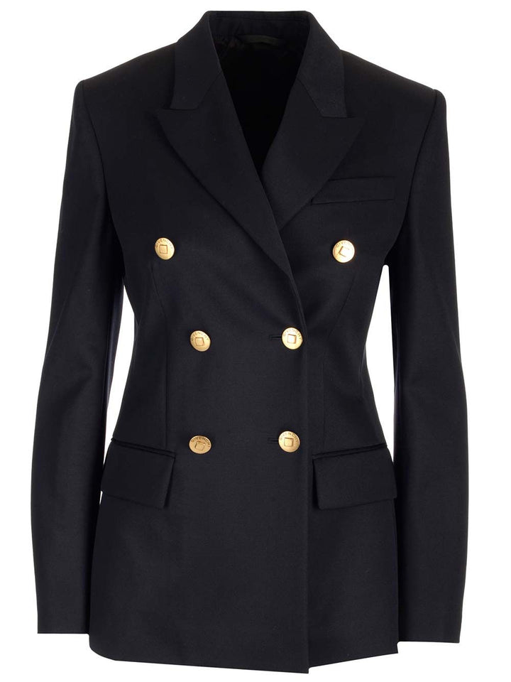 Givenchy Double-Breasted Blazer Jackets - Blue | 3c07a74d8eaac9decd4b36ae5f35189669af1e01