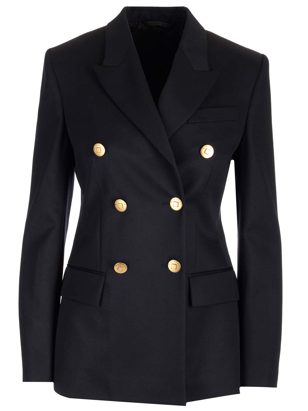 Givenchy Double-Breasted Blazer Jackets - Blue | 5bf0dd7f97c0c4e9319d35079665962ed8279e2b