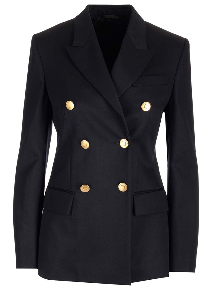 Givenchy Double-Breasted Blazer Jackets - Blue | 5bf0dd7f97c0c4e9319d35079665962ed8279e2b
