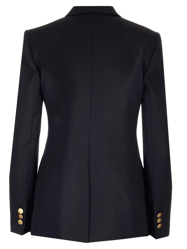 Givenchy Double-Breasted Blazer Jackets - Blue | 36474b8d9ed92815ef3fcbb622859b205a16f6d7
