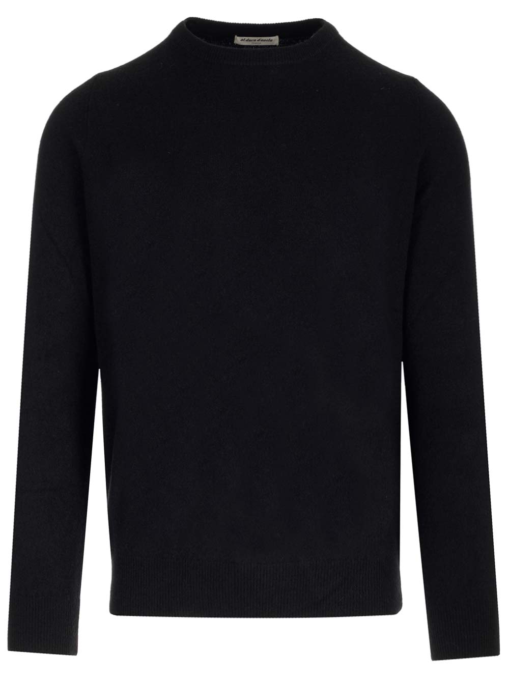 Al Duca D'Aosta Crew Neck Sweater Knitwear - Black | 57c45c1a0043d00b9c6ae54c11cd0444699ffb52