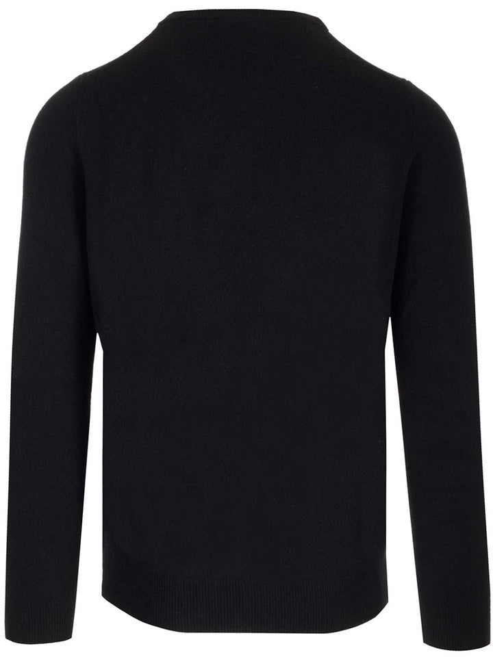 Al Duca D'Aosta Crew Neck Sweater Knitwear - Black | 25e47556548a80b47ca63e3cc37009f4c6ab5ea2