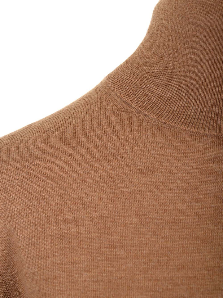 P.A.R.O.S.H. Wool And Cashmere Turtleneck Knitwear - Brown | 8c2bd8fc2596dfa47d9fbc5eb989b3a1ac727aec