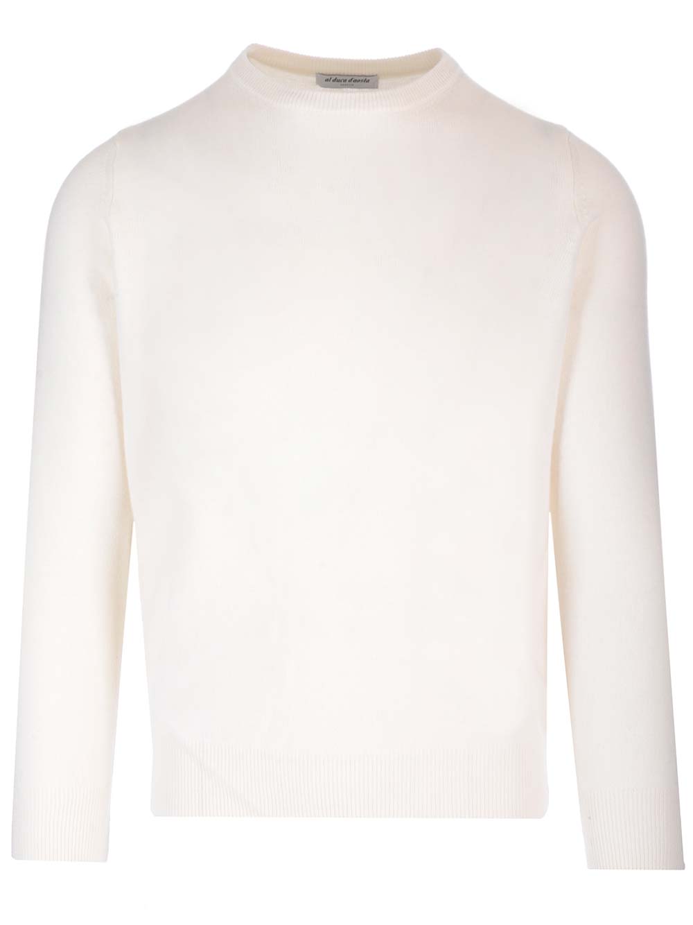 Al Duca D'Aosta Crew Neck Sweater Knitwear - White | 3649829673337a9bad7e19b2ef804bd719e9072f