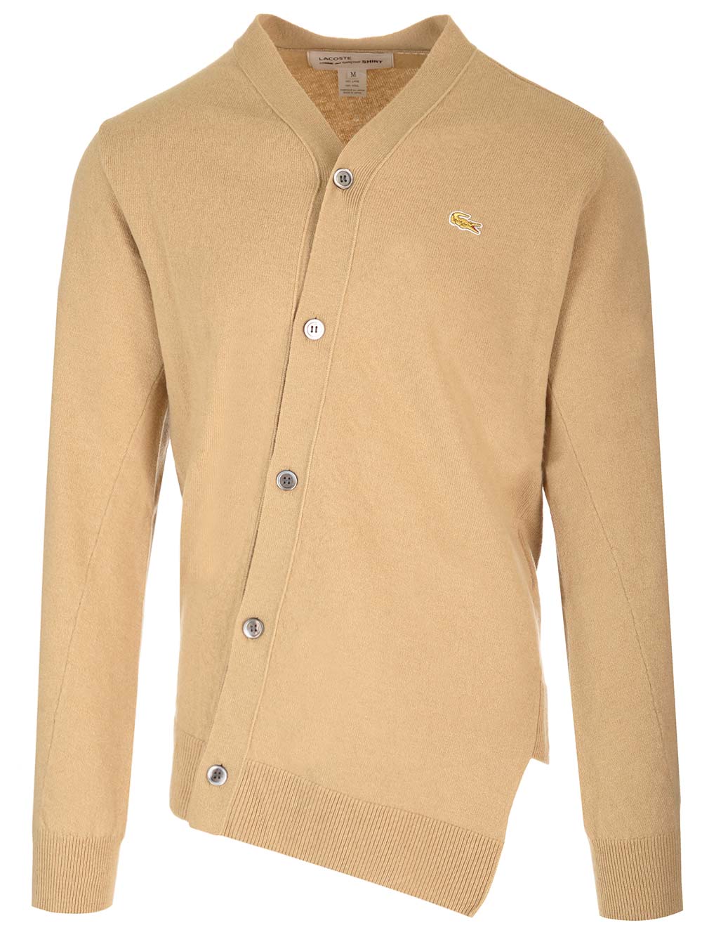 Comme Des GarçOns Shirt Beige Cardigan X La Coste Knitwear - Beige | 769d508056861ecc65456ce556e9088112350db0
