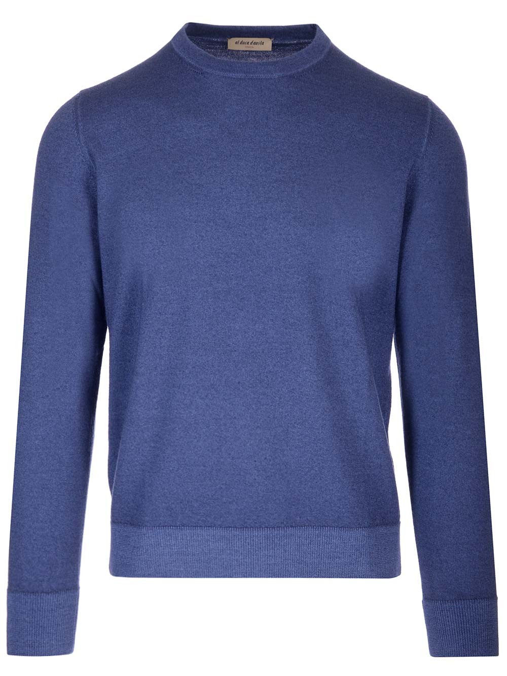 Al Duca D'Aosta 1902 Merino Sweater Knitwear - Blue | 8217496e66a6c6f64cf01bd3c25cc3b45a278fff
