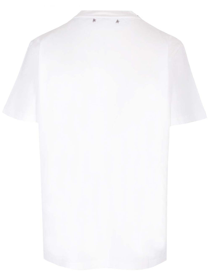 Golden Goose Deluxe Brand Crystals Embellished T-Shirt - White | d44a2c9f2c030e68065f88af98dc0f21c30aa4e1