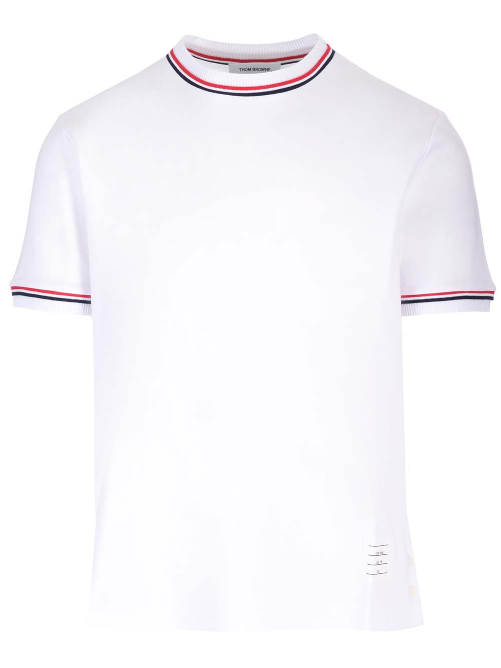 Thom Browne White T-Shirt - White | f25a54541f5e95b7d9fd826cd2fbff695d5fb204