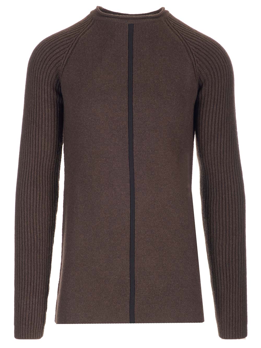 Rick Owens Crew-Neck Pullover Knitwear - Brown | 240df74b54e87a69592945f197b2922989a73f1a