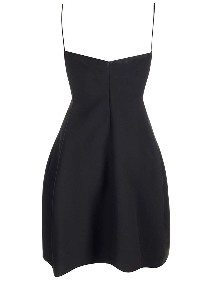 Loewe Silk And Wool Crepe Dress Dresses - Black | 48ebb13d1607bc7821a4044b5370805737469529