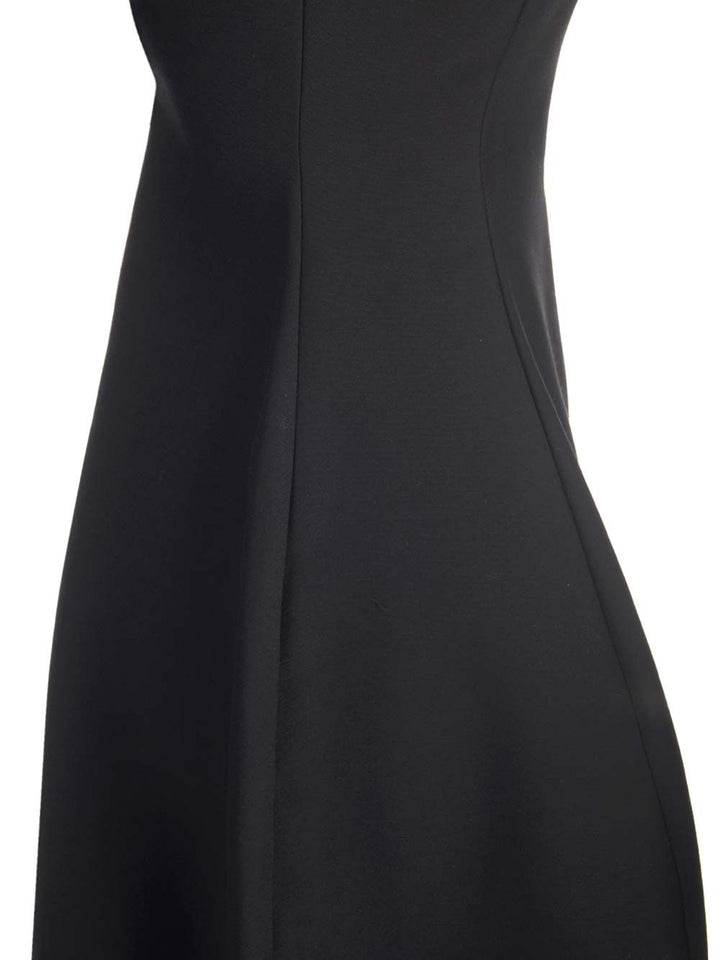 Loewe Silk And Wool Crepe Dress Dresses - Black | 1af72b37ebb5dd4a36b0c1fd57e3ea512ef4131d