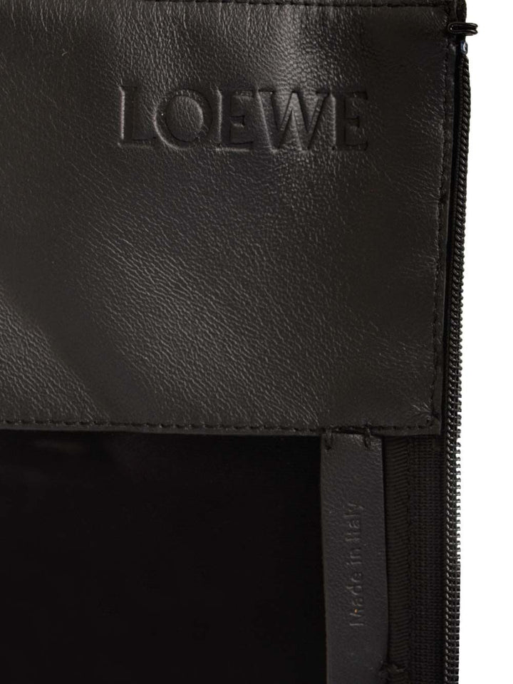 Loewe Silk And Wool Crepe Dress Dresses - Black | 0bd076e2ad5a5b464916730648bad1e0f7fe8efd