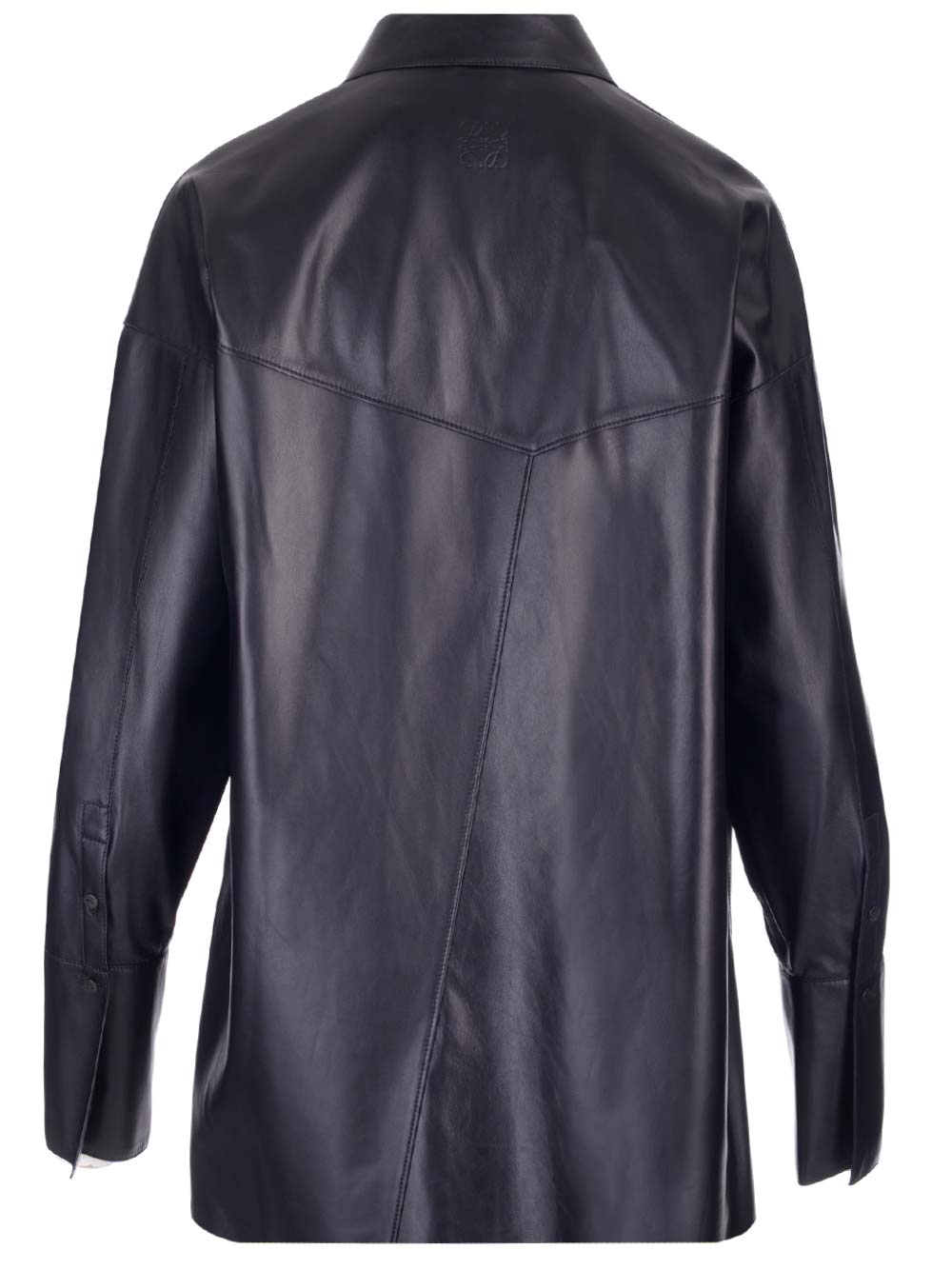 Loewe Nappa Oversize Shirt Shirts - Black | cd9482307e0c9fa466d463174b3b040143ff79e5
