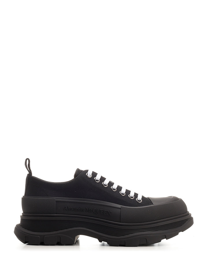 Mcqueen Tread Slick Lace-Up Shoes - Black | ca57e6c5d16f23aea142525e0e902bdf32b8cd1e