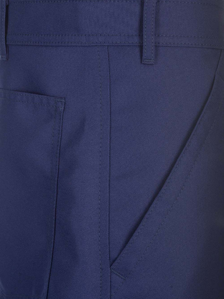 Comme Des GarçOns Shirt Twill Bermuda Shorts Trousers - Blue | b7419310f0bf930a85e972da661f5a0a10d22eb8
