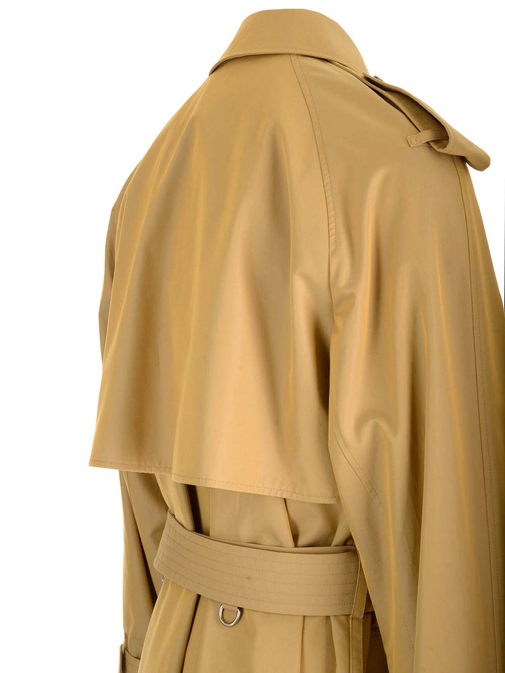 Burberry Long Trench Coat Coats - Beige | cacadc2a87cff85a001a714c4b85fc51bdd673fa