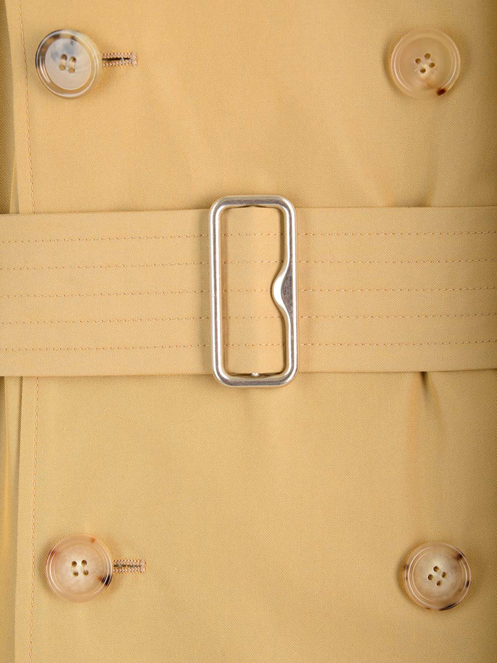 Burberry Long Trench Coat Coats - Beige | acb3ffc8e859598f6db6557f3989d9b748ecf410