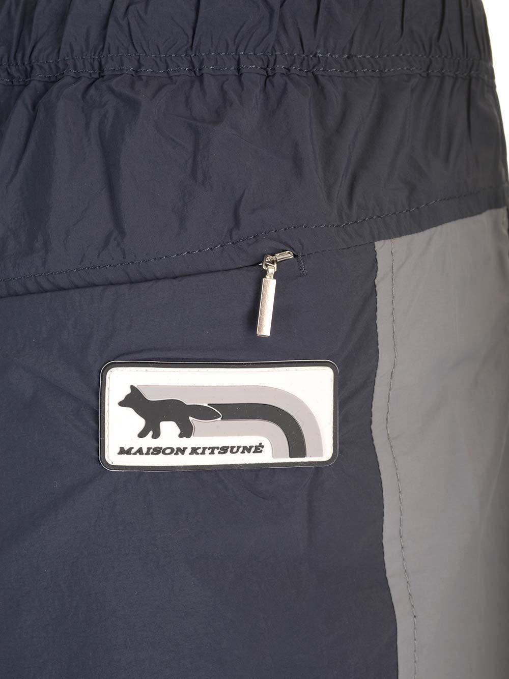 Maison KitsunÉ Nylon Trousers - Blue | 6cae77a820554d897d1c634bfaab60e8d026a8c1