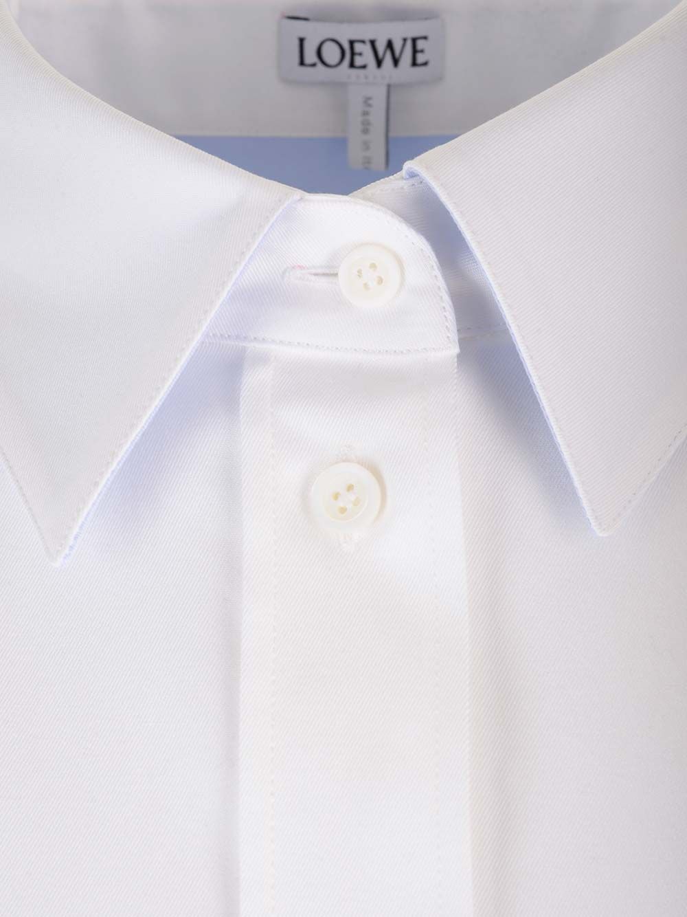 Loewe White Cotton Twill Shirt Shirts - White | 8fcd6a31edc0aaacebb08997428fc237f53a658c