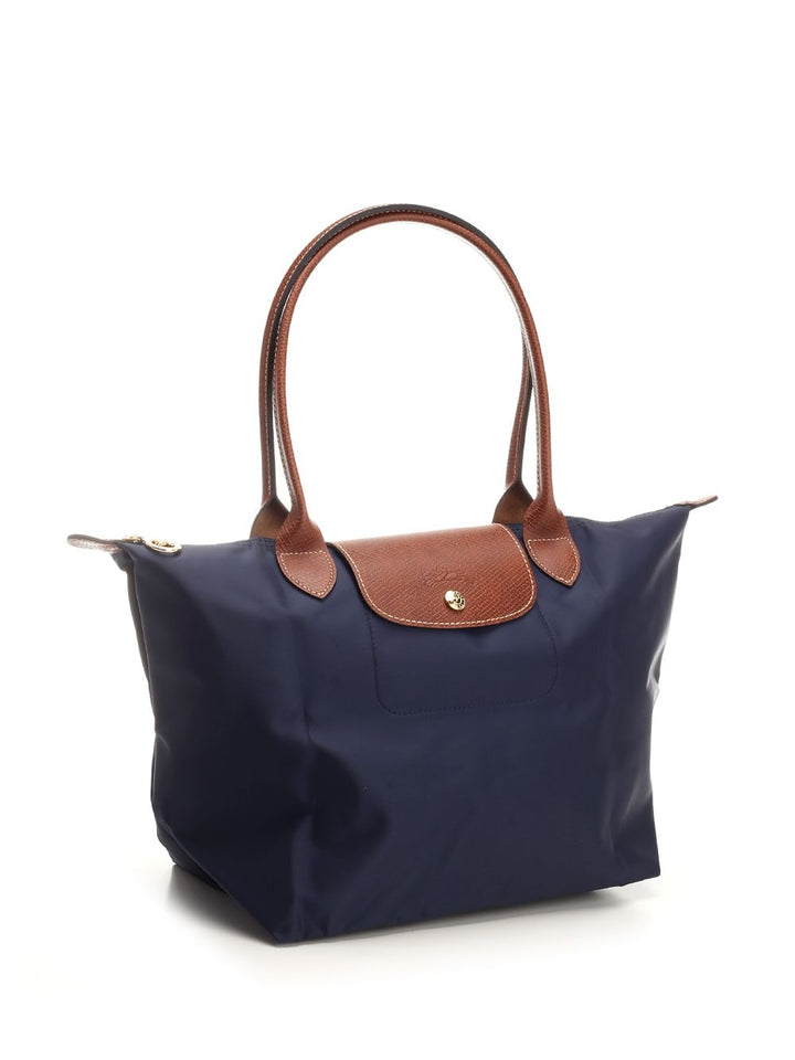Longchamp Paris Le Pliage Original Shoulder Bags - Blue | 440e5782150baf16fe676db19ad69c6756e8fb46