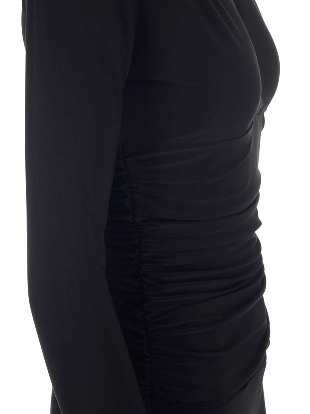 Norma Kamali Jersey Jumpsuit With Long Sleeves Jewelry - Black | 4cfcd5b1e251d92277a18bf1aa0404e88810f28f