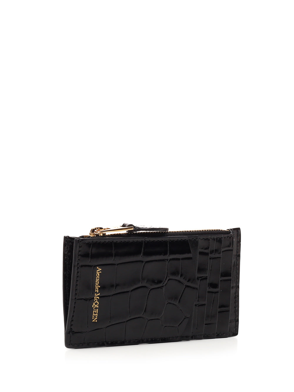 Mcqueen Card Holder With Zip Wallets - Black | 5e28edb9746e64bc0df797e206afc4aa16ed5dc7