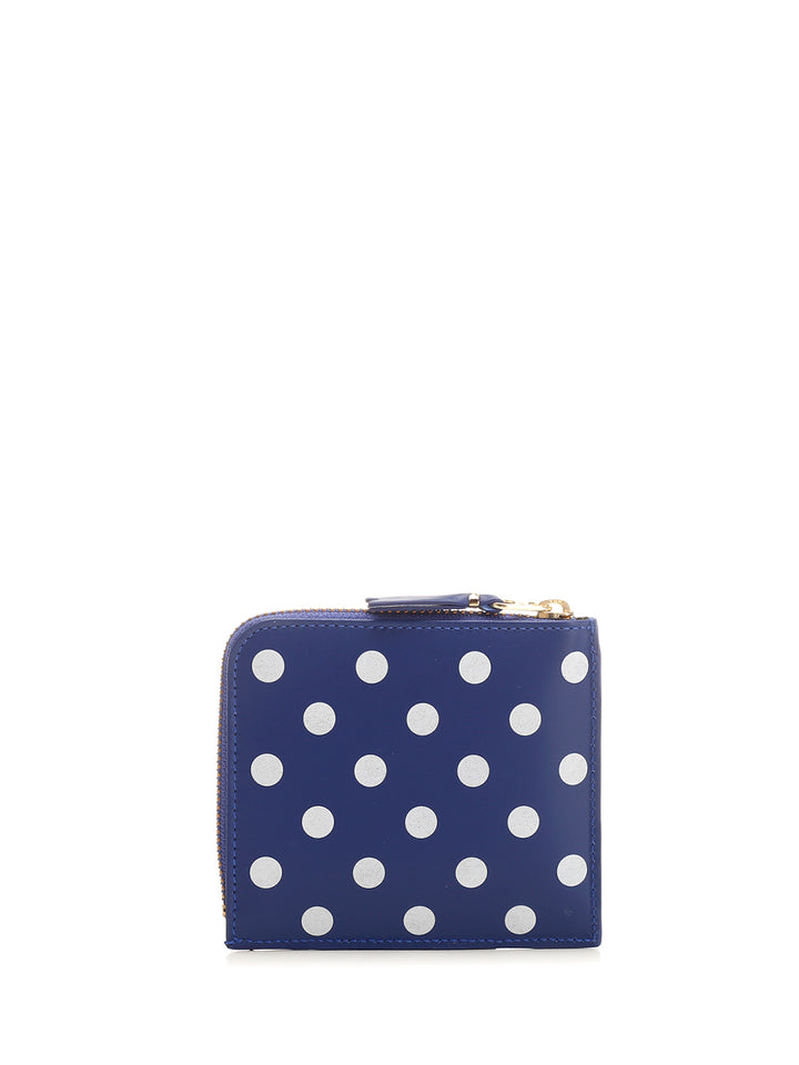 Comme Des Garcons Wallet Zipped Wallet Wallets - Blue | 561184e3371838dfa46fe47fcd4d226dc1ef2e6f