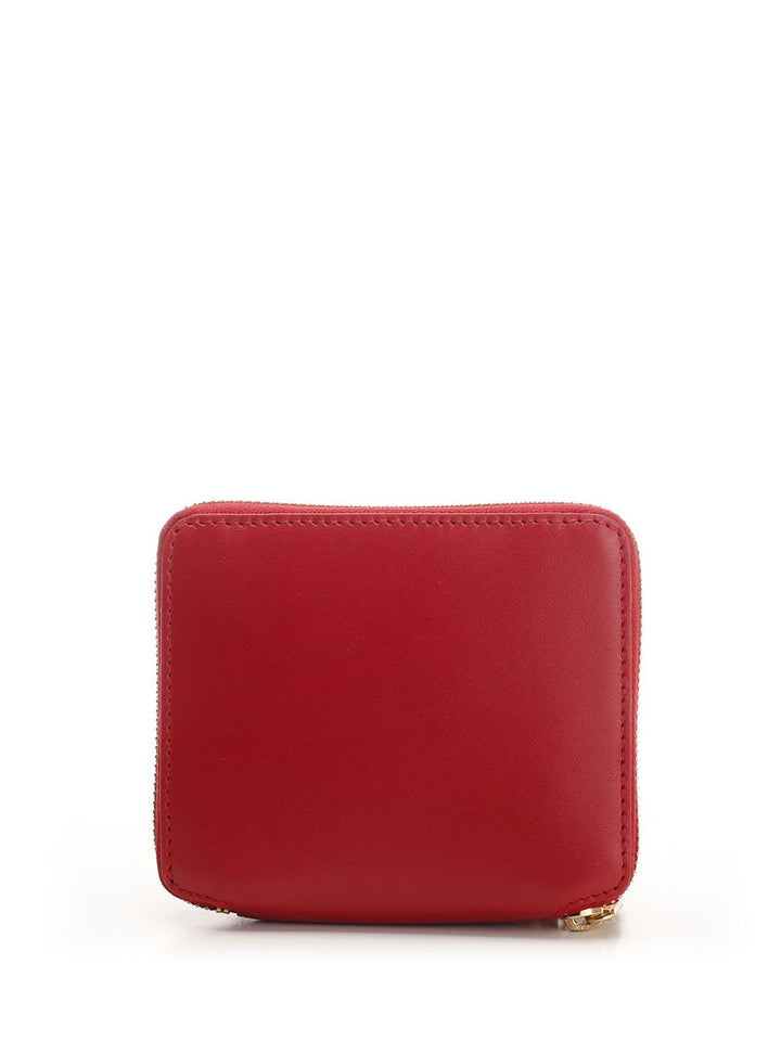 Comme Des Garcons Wallet Black Square Wallet Wallets - Red | d9787d7a308f144eb5b0aeb8c9996dbd1763b19c
