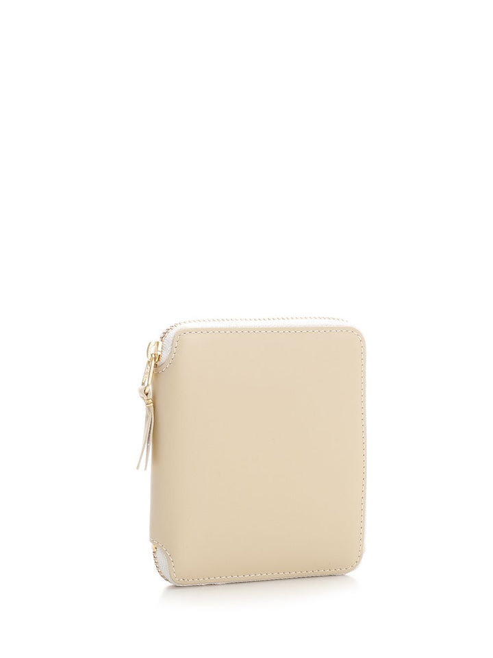 Comme Des Garcons Wallet Leather Vertical Wallet Wallets - White | 7282c87e77f46fa5902929b426008a51c8991145