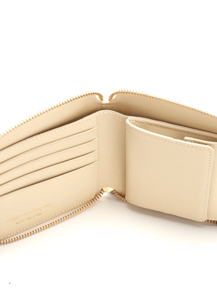 Comme Des Garcons Wallet Leather Vertical Wallet Wallets - White | bd720ff7ff73a4e27d349bb9f5fdd7126d9f9ba2