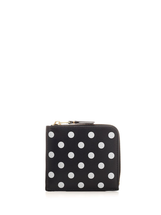 Polka Dot Wallet Wallets Black