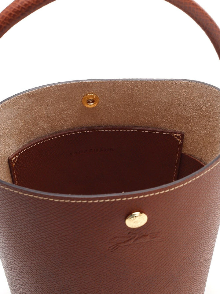 Longchamp Paris Épure Shoulder Bags - Brown | 7468f97806b70c4c33841b31e8febc8acf4eaaf4